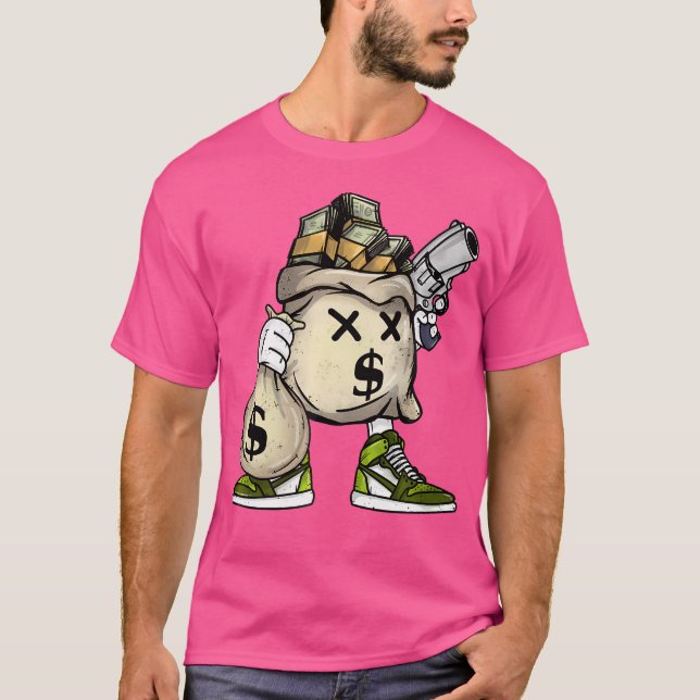 Money Stacks Get Paid Money Hip Hop 	 Gift T-Shirt (Front)