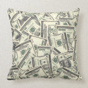 Money Throw Pillow