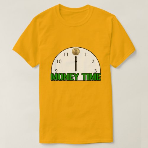 Money Timeâ _ Gold T_Shirt