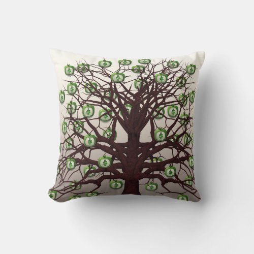 Money tree cushion