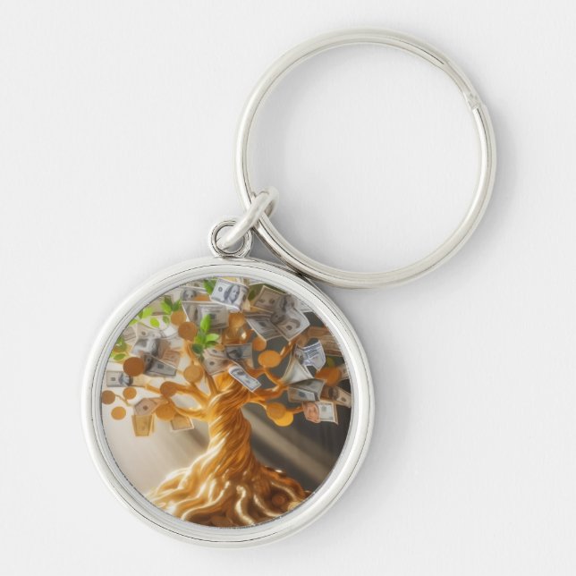 Money Tree Keychain (Front)