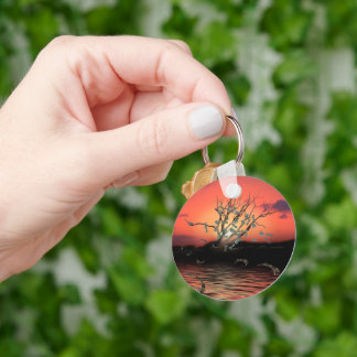 Money Tree With Dollar Bills Keychain