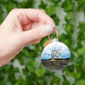 Money Tree With Dollar Bills Keychain