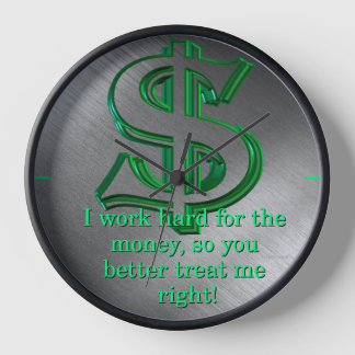 Money Wall Clock