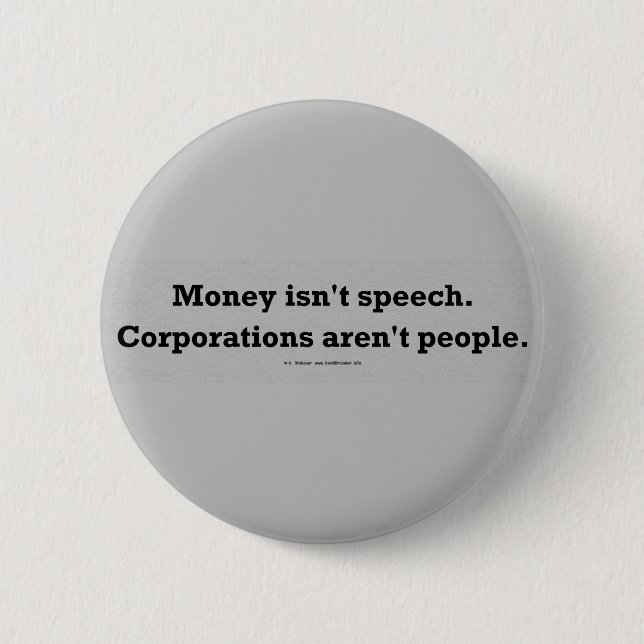 MoneySpeechCorpPerson Button (Front)
