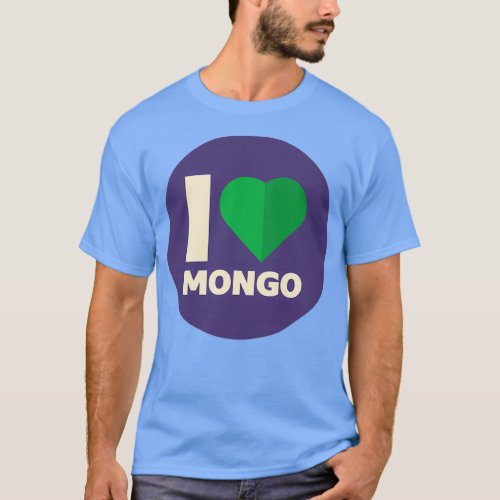 MongoDB I Love Mongo T_Shirt