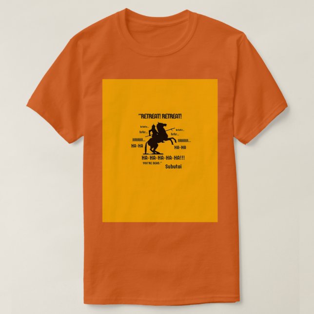 Mongol Empire Subutai Graphic 1 T-Shirt (Design Front)