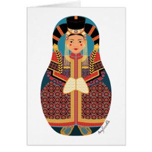 Mongol Matryoshka Card