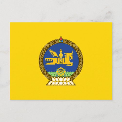 Mongol Mongolian emblem Postcard