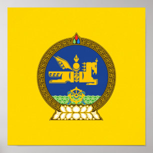 Mongol (Mongolian) emblem Poster