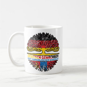 Mongolei Mongolisch Deutschland Baum Coffee Mug