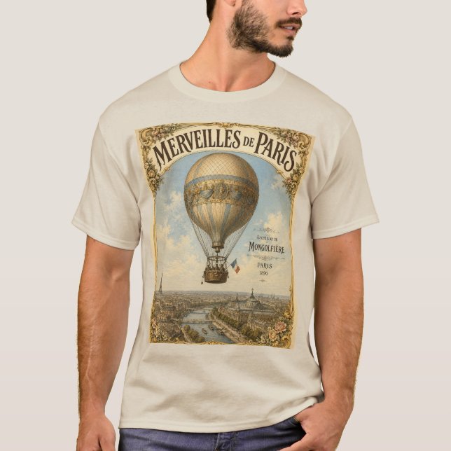 MONGOLFIERE IN PARIS T-Shirt (Front)