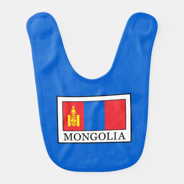 Mongolia Baby Bib (Front)