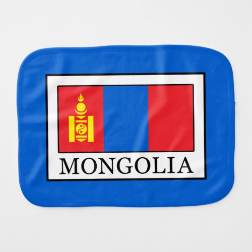 Mongolia Baby Burp Cloth