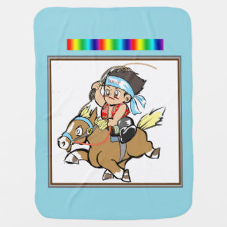 Mongolia-Boy-Baby-blanket Baby Blanket