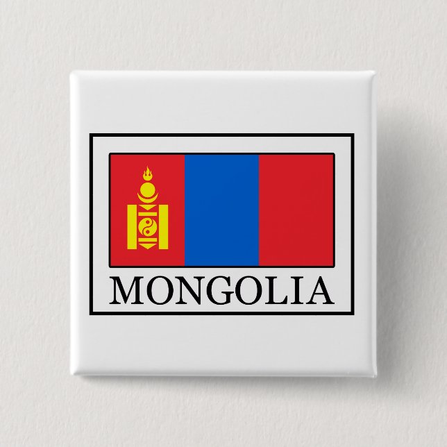 Mongolia Button (Front)