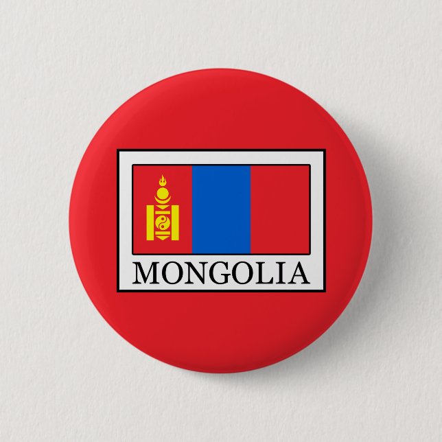 Mongolia Button (Front)