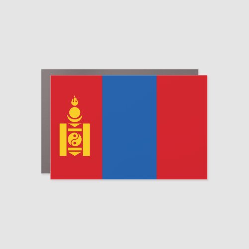 Mongolia Car Magnet