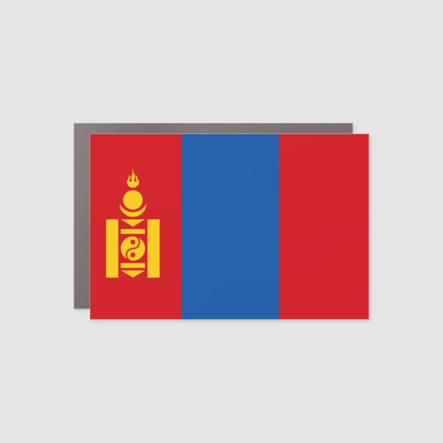 Mongolia Car Magnet (Front)