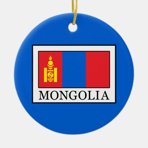 Mongolia Ceramic Ornament