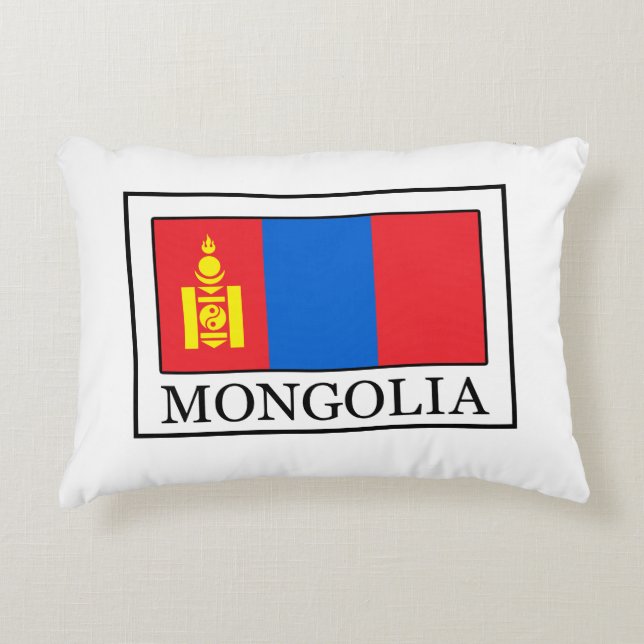 Mongolia Decorative Pillow (Front)