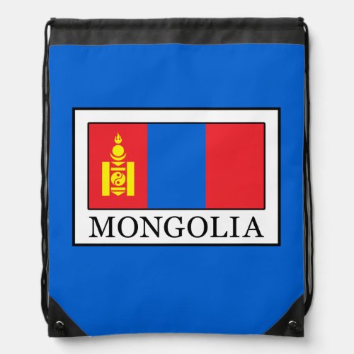 Mongolia Drawstring Bag