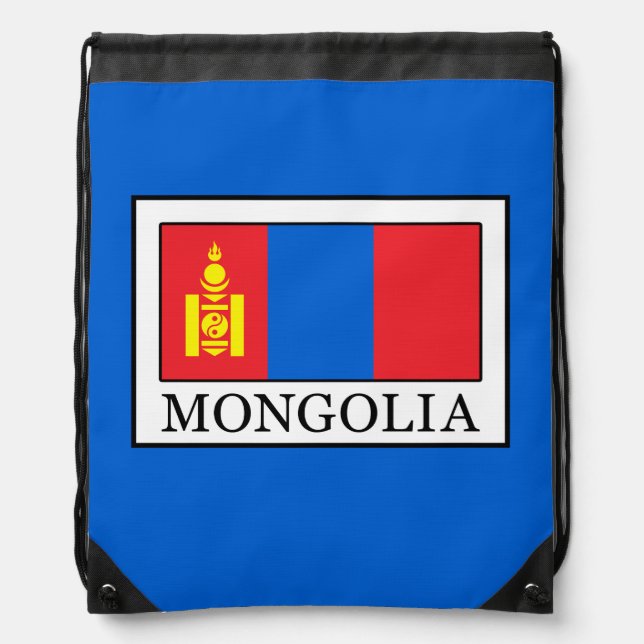 Mongolia Drawstring Bag (Front)