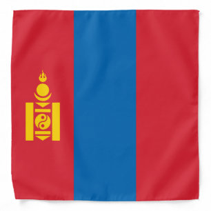Mongolia Flag Bandana