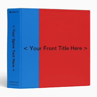 Mongolia Flag Binder