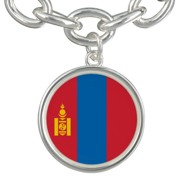 Mongolia Flag Bracelet (Design)