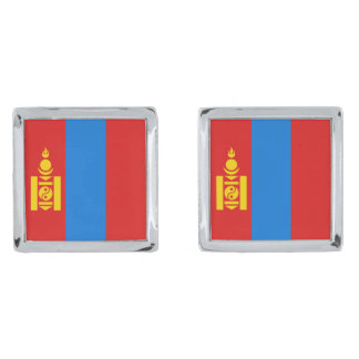 Mongolia Flag Cufflinks