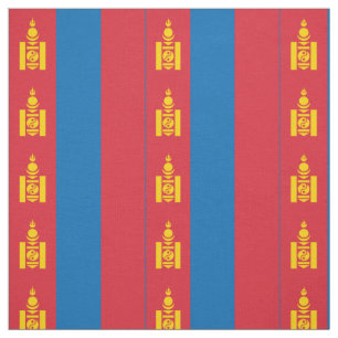 Mongolia Flag Fabric