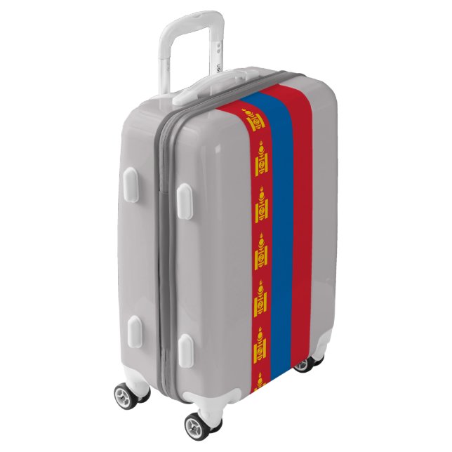 Mongolia Flag Luggage (Rotated Left)