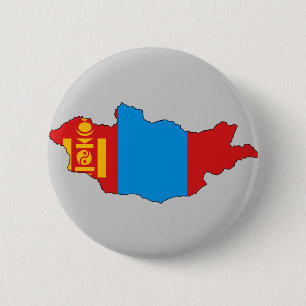 Mongolia flag map button