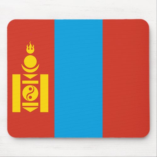 Mongolia Flag Mousepad