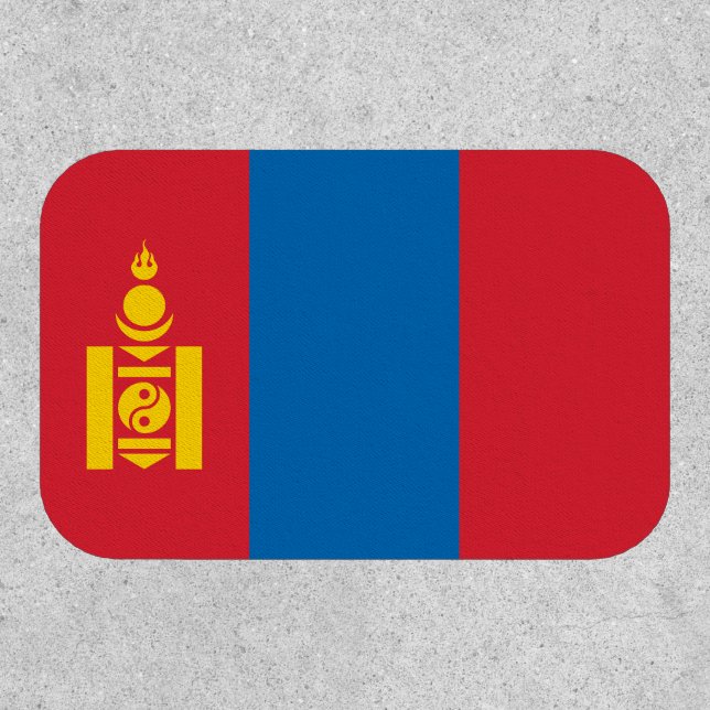 Mongolia Flag Patch (Front)