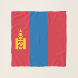 Mongolia Flag Scarf