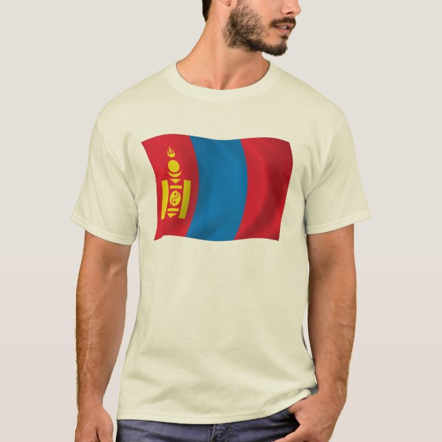 Mongolia Flag Shirt (Front)