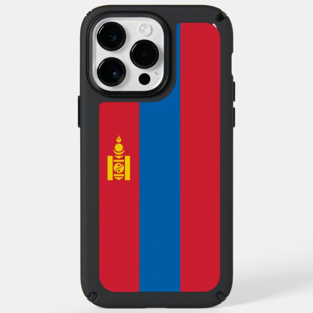 Mongolia flag speck iPhone case (Front)