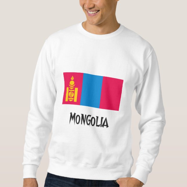 Mongolia Flag Sweatshirt (Front)