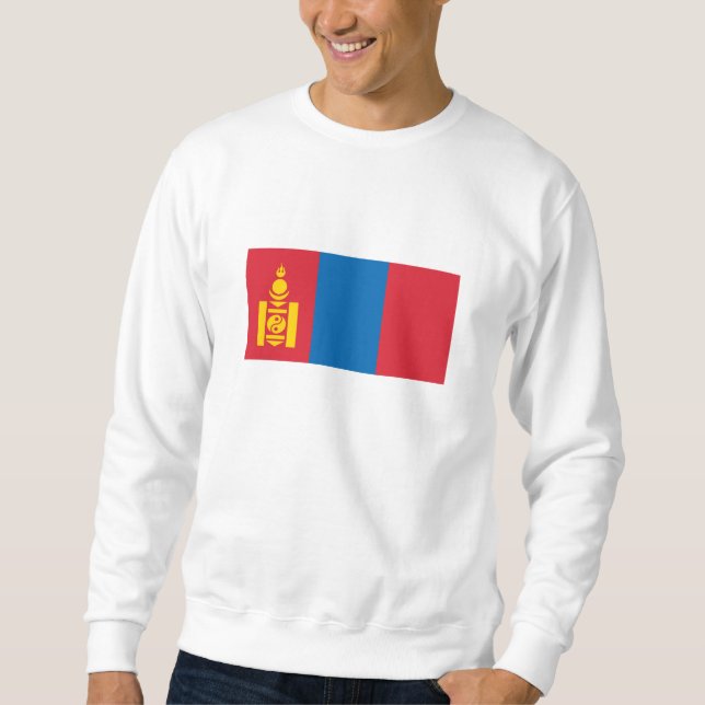 Mongolia Flag Sweatshirt (Front)