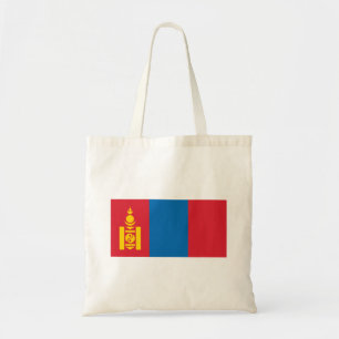 Mongolia Flag Tote Bag