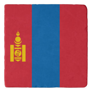 Mongolia Flag Trivet