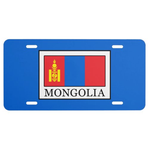 Mongolia License Plate