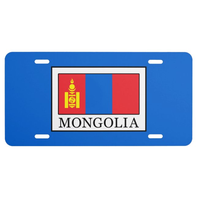 Mongolia License Plate (Front)