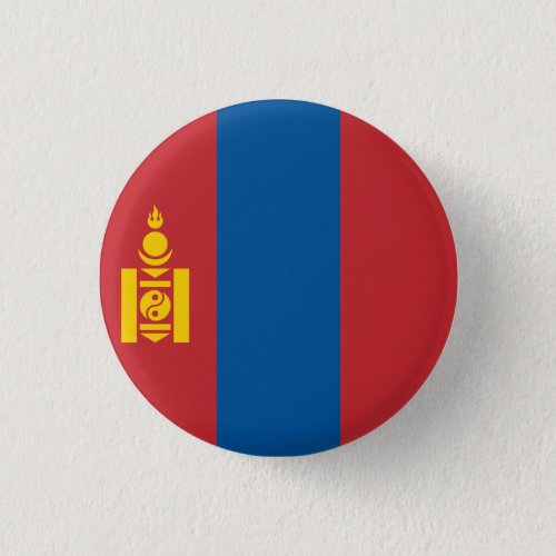 Mongolia Mongolian Flag Button