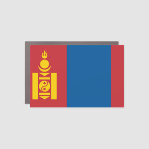 Mongolia (Mongolian) Flag Car Magnet
