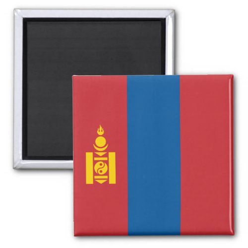 Mongolia Mongolian Flag Magnet