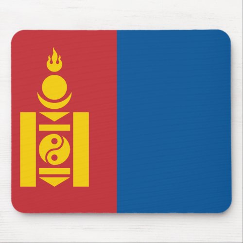 Mongolia Mongolian Flag Mouse Pad