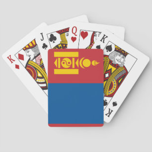 Mongolia (Mongolian) Flag Poker Cards